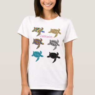 Mehrfarbige Meeresschildkröten Thunder_Cove T-Shirt