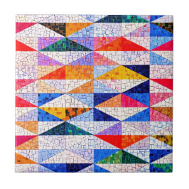 Mehrfarbige Mosaikeffekt Keramik Tiles Fliese