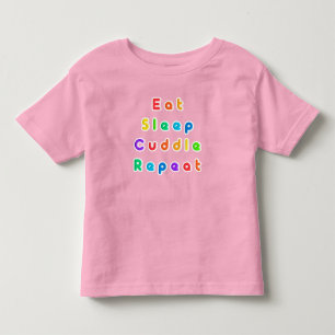 Mehrfarbige Motivations-Typografie-Kunst Kleinkind T-shirt