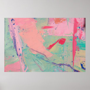 Mehrfarbige Ölfarbe Textur. Abstrakte Kunststütze Poster