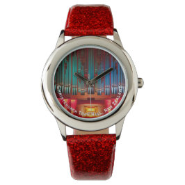mehrfarbige Orgelpfeife Armbanduhr