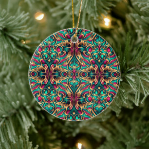 Mehrfarbige Ornament für Ihren Baum