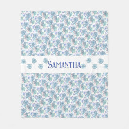 mehrfarbige Pastel Patchwork Daisy Fleecedecke