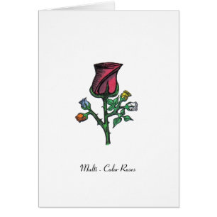 Mehrfarbige Rose
