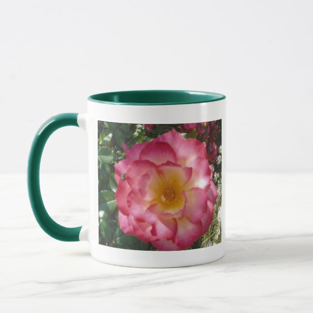 mehrfarbige Rose Tasse (Links)