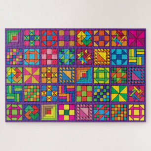 Mehrfarbige Sampler mit einem Durchmesser von 20 Z Puzzle