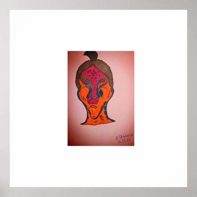 mehrfarbige Science Fiction Poster (Vorne)