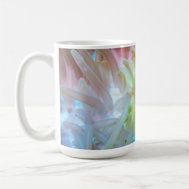 Mehrfarbige Seeanemone Kaffeetasse (Links)