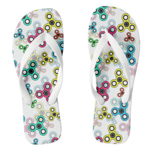 mehrfarbige Spinner Flip Flops