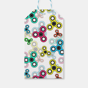 mehrfarbige Spinner Geschenkanhänger