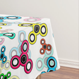 mehrfarbige Spinner Tischdecke