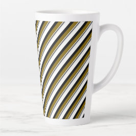 Mehrfarbige Streifen Milchtasse