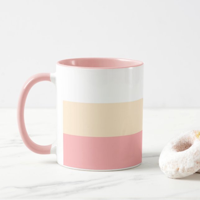 mehrfarbige Tasse (Mit Donut)