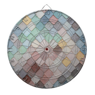 mehrfarbige Tiles Dartscheibe