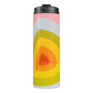 mehrfarbige Wandkunst Thermosbecher