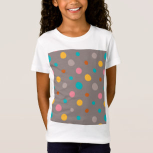Mehrfarbige Wasserfarbe-Punkte 3 T-Shirt