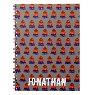 Mehrfarbige Weihnachtsbaume - Notebook Notizblock