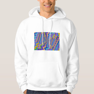 mehrfarbige Wirbel auf Hoodies