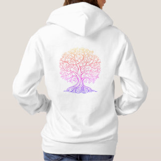 Mehrfarbiger Baum des Lebens Unisex Spiritueller G Hoodie