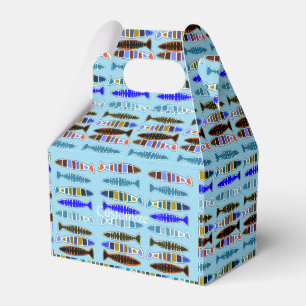 mehrfarbiger gestreifter Fisch Thunder_Cove Geschenkschachtel