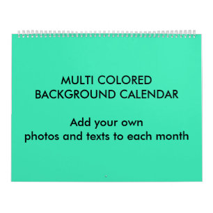 MEHRFARBIGER HINTERGRUND - KALENDER
