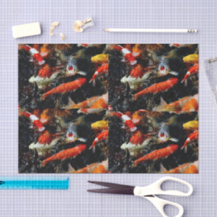 Mehrfarbiger Koi-Fisch-Teich-Tissue-Papier Seidenpapier
