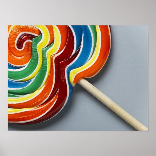 mehrfarbiger Lollipop Poster (Vorne)