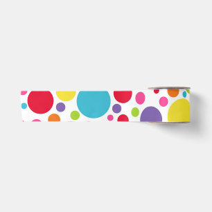 Mehrfarbiger Polka-Dot-Ribbon Satinband