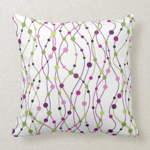 Mehrfarbiger Punkthintergrund Kissen