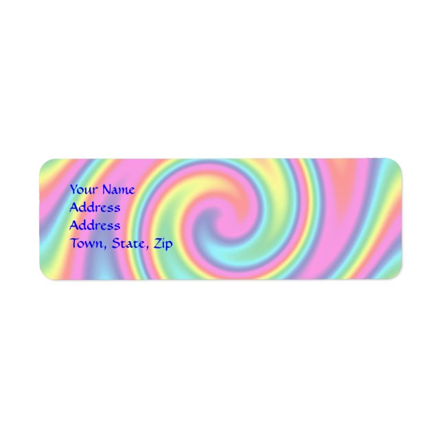 mehrfarbiger Regenbogenwirl (Vorne)