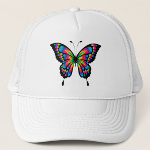 Mehrfarbiger Schmetterling Truckerkappe