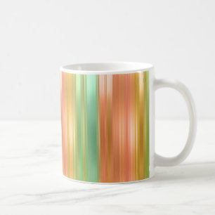 Mehrfarbiger Streifen Kaffeetasse