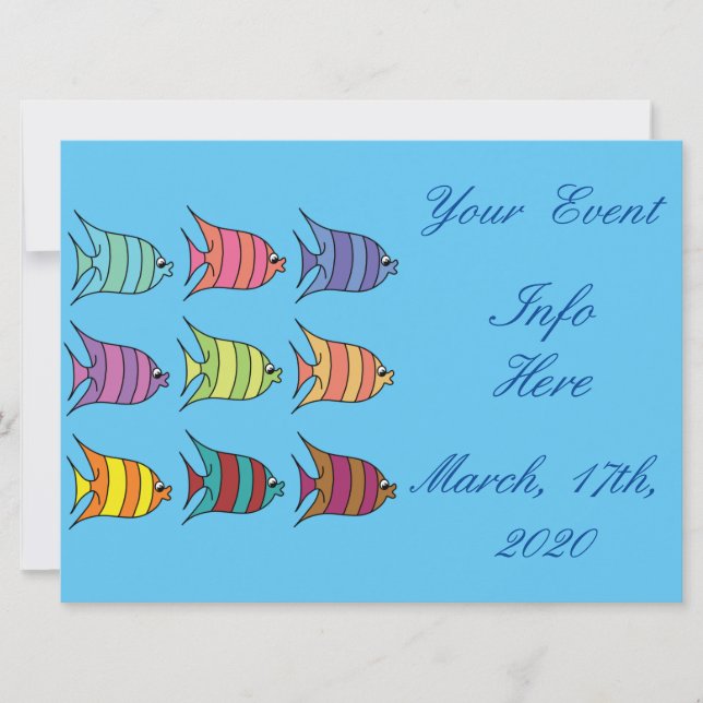 mehrfarbiger Tropischer Fisch Thunder_Cove (Vorderseite)