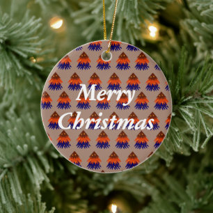 mehrfarbiger Weihnachtsbaum - Ornament