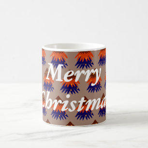 mehrfarbiger Weihnachtsbaum - Tasse des Kaffees