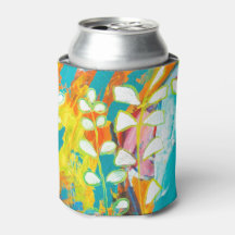 mehrfarbiges Abstraktes Acrylgemälde