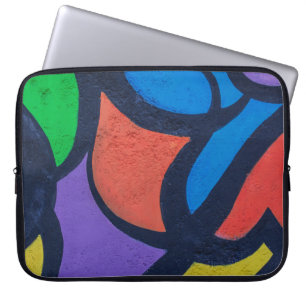 mehrfarbiges abstraktes Bild Laptopschutzhülle
