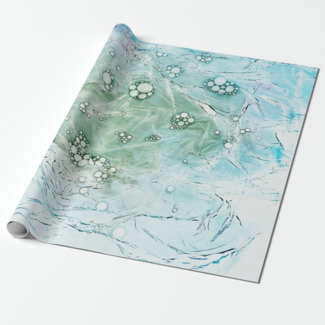 mehrfarbiges abstraktes Kunstwerk Geschenkpapier (Ungerollt)