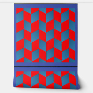 mehrfarbiges Abstraktes Peel- und Klebestreifen Tapete