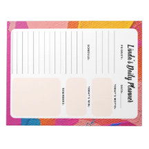 Mehrfarbiges Abstraktes tägliches Aufgabenfeld