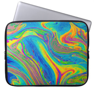 mehrfarbiges Bild Laptopschutzhülle