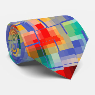 Mehrfarbiges einzigartiges Muster Krawatte