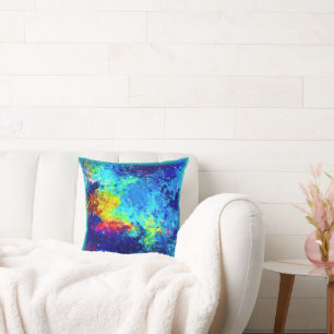 Mehrfarbiges Galaxiedesign. Jetzt kaufen Kissen