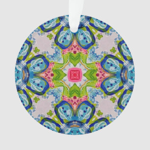 Mehrfarbiges Glas - Acryldekor Ornament