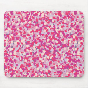 Mehrfarbiges Herz Confetti2 Mousepad
