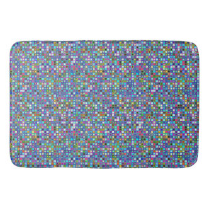 Mehrfarbiges "Kindergarten" Retro-Tiles-Muster Badematte