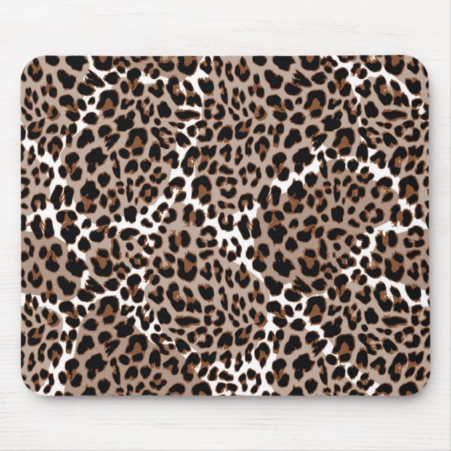 mehrfarbiges Leopard-Druckmousepad Mousepad (Vorne)