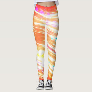 Mehrfarbiges Lichtwirbel Leggings