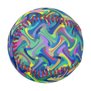 mehrfarbiges Muster Baseball
