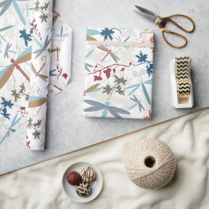 Mehrfarbiges Muster Geschenkpapier